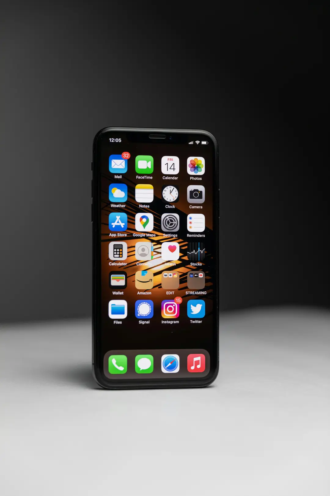 Phone running a production app