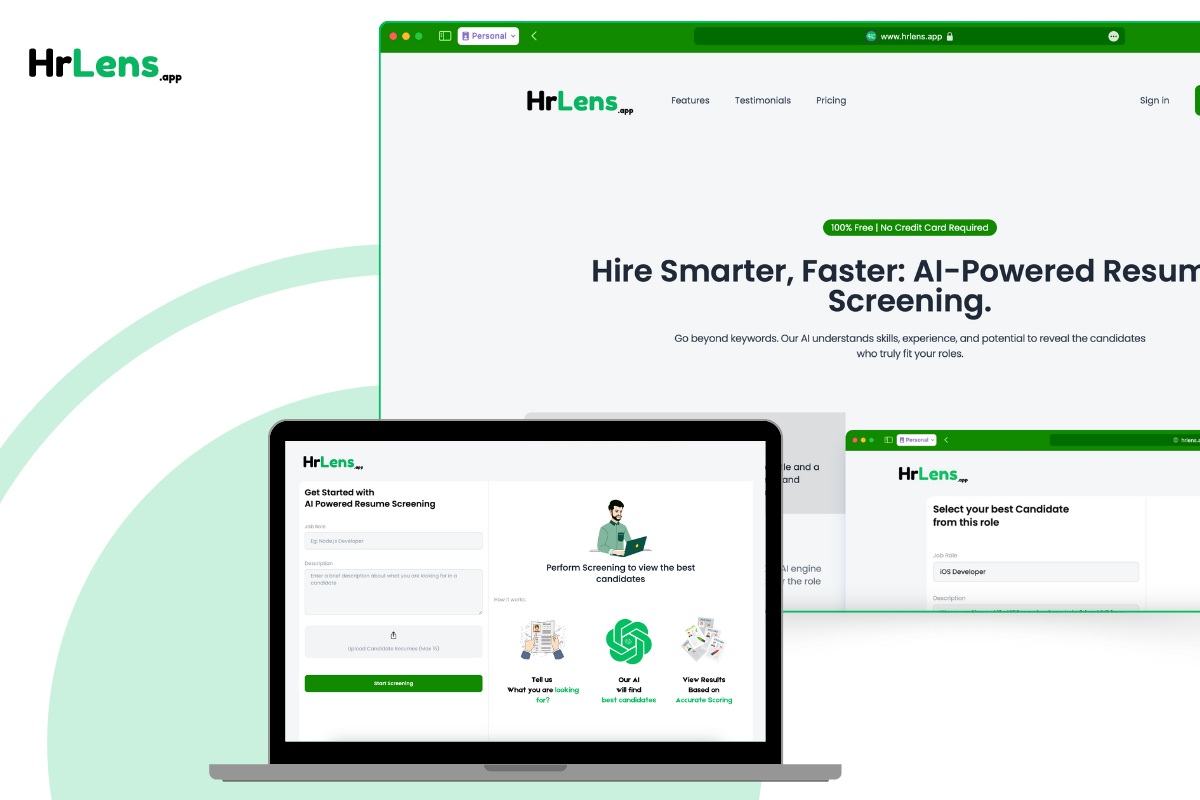 HRLens — AI that reads every résumé so recruiters don't have to.